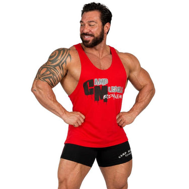 Athletic-Fit Tank Red
