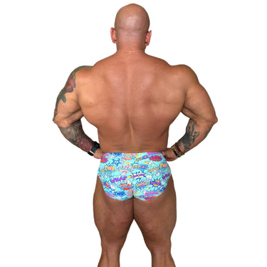 Camp Muscle Classic Swim Briefs Super Hero IFBB Pro Sam Cunado