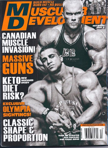 Camp Muscle Logo Stringer Muscle Development Magazine Cover