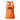 Iron Princess Burnout Racerback Tank Neon Orange