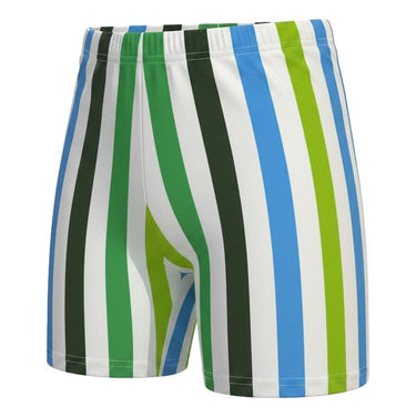 Camp Muscle Retro Stripe Gym Shorts Ultra Lightweight