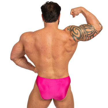 Camp Muscle NPC Posing Trunks Fuchsia Back