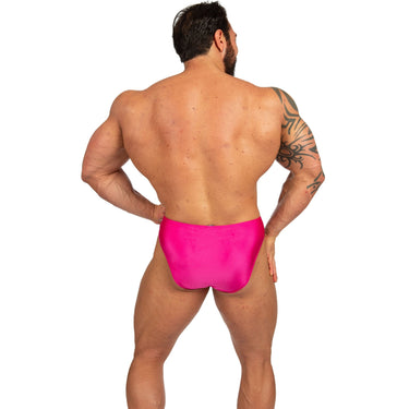 Camp Muscle NPC Posing Trunks Fuchsia Back