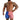 Camp Muscle Retro Stripe Gym Shorts Stars & Stripes