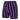 Men's Retro Stripe Shorts Black/Purple