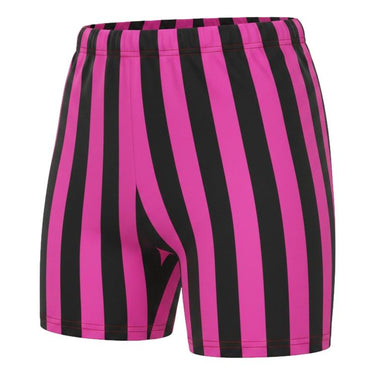 Men's Retro Stripe Shorts Black/Hot Pink