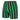 Men's Retro Stripe Shorts Black/Kelly Green