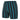 Camp Muscle Retro Stripe Gym Shorts Mallard Blue