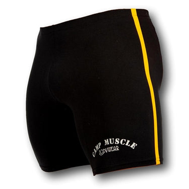 Camp Muscle Gym Training Shorts Black/Gold