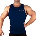 Navy Blue Full Cut StandardTank Bodybuilding Muscle 100% Cotton