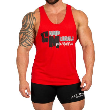 Athletic-Fit Tank Red