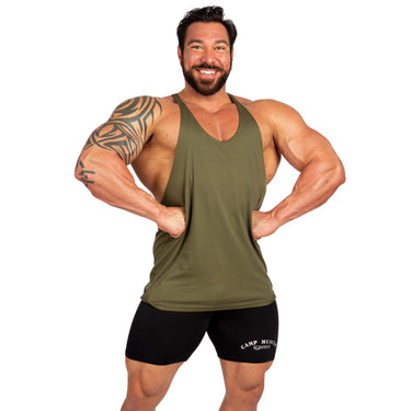 Camp Muscle Classic Stringer Army Green