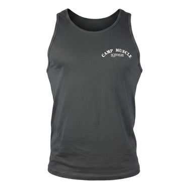 Camp Muscle Full-Cut Tank Gun Metal