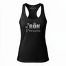 Iron Princess Burnout Racerback Tank Black