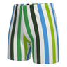 Camp Muscle Retro Stripe Gym Shorts Ultra Lightweight