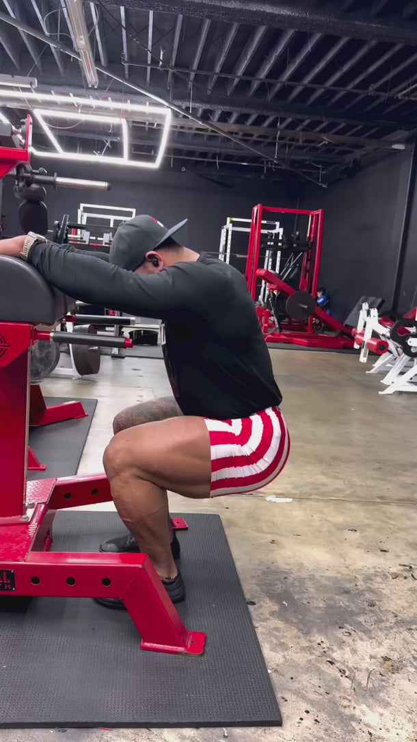 Retro Stripe gym Shorts Stars & Stripes Rico Bohnstedt