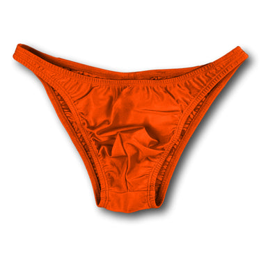 Camp Muscle Pro-Style Posing Trunks Bright Orange