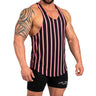 Camp Muscle Retro Neon Stripe Tank