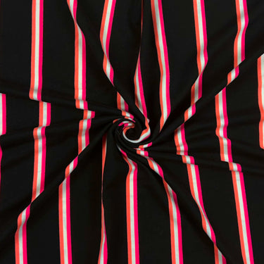 Camp Muscle Retro Neon Stripe Tank