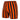 Men's Retro Stripe Shorts Black/Orange