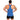 Retro Stripe Tank Royal Blue