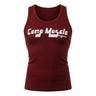 Camp Muscle Retro Tank Burgundy