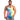 Retro Tie-Dye Tank Neon Pink Yellow