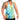 Retro Tie-Dye Tank Teal Olive