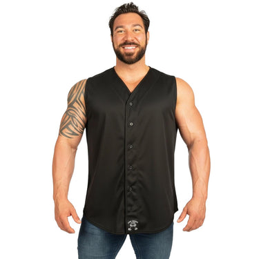 Sleeveless Mesh Baseball Shirt