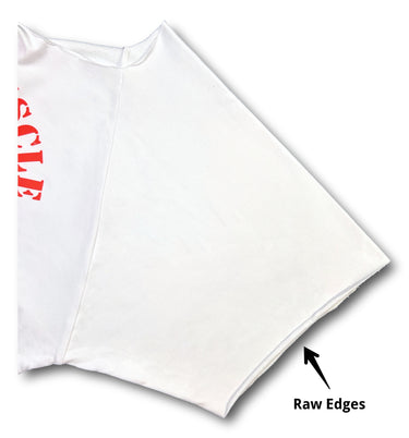 Tapered Rag Top White Detail