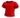 Wide Neck Tapered Tee Red