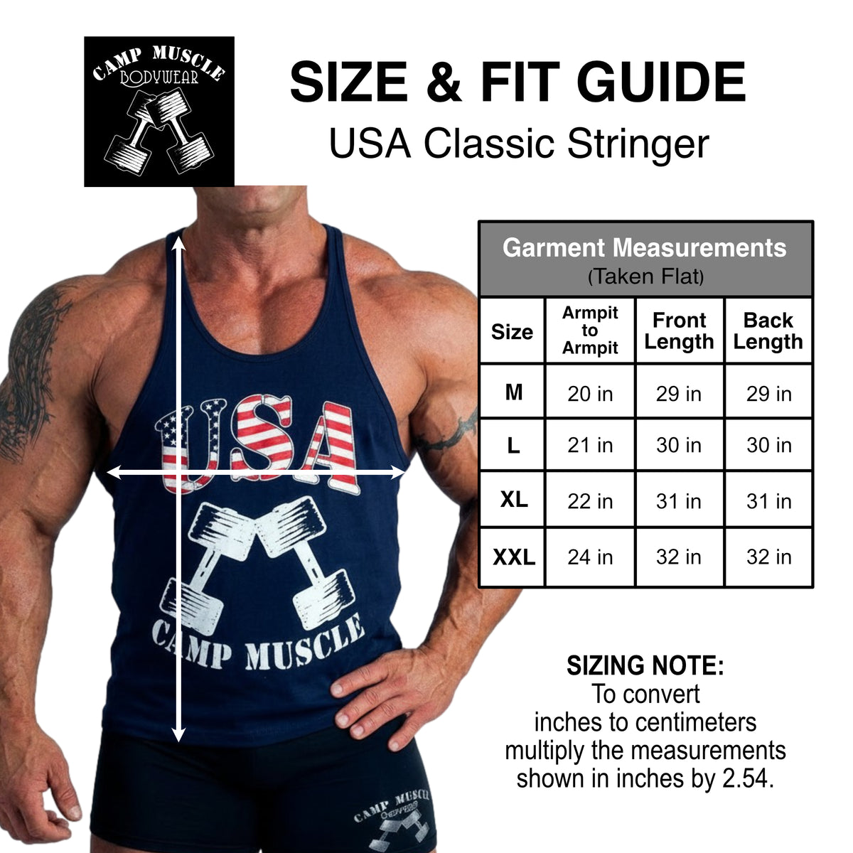USA Stringer Sizing Guide
