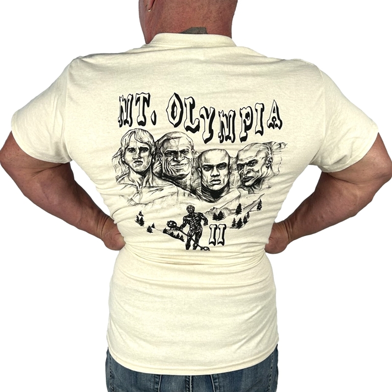 Mt. Olympia II T Shirt Arnold Lee Haney Phil Heath Ronnie Coleman