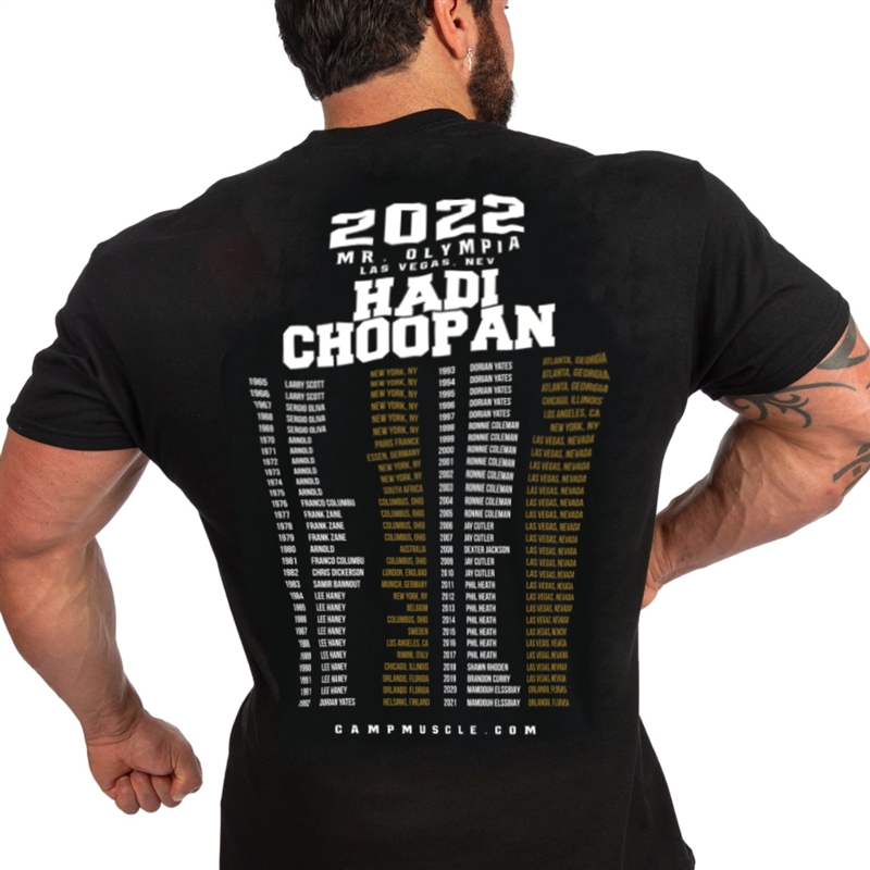 2022 History of Mr. Olympia Hadi Choopan T Shirt