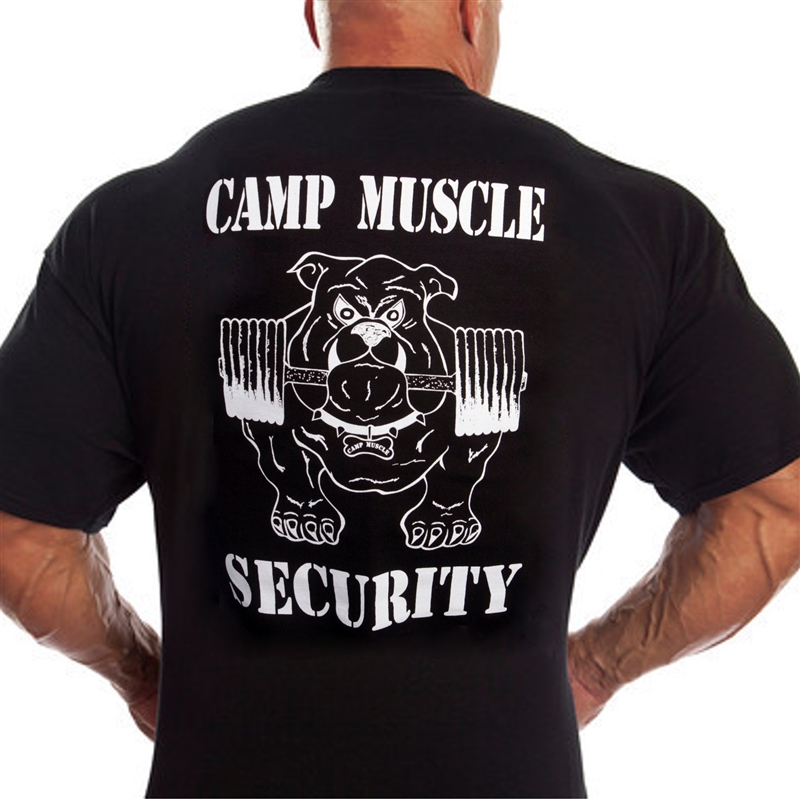 Camp Muscle Bulldog Security T Shirt