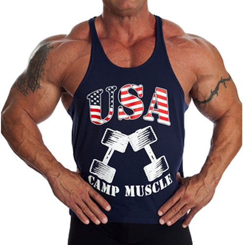 USA Classic Stringer Tank Tops | Camp Muscle Bodywear