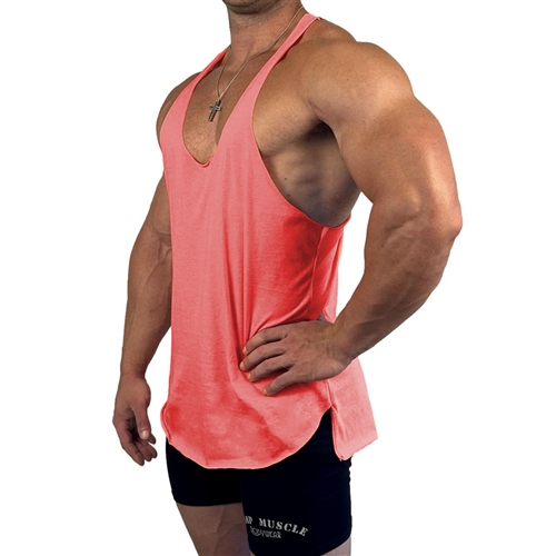 Coral Extreme Bodybuilding Muscle Stringer Tank