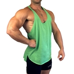 Kelly Green Extreme Bodybuilding Muscle Stringer Tank