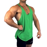 Kelly Green Extreme Bodybuilding Muscle Stringer Tank