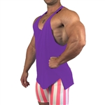 Purple Extreme Bodybuilding Muscle Stringer Tank