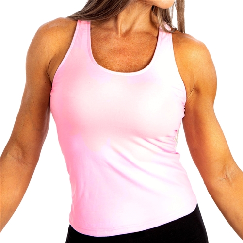 Long Racerback Sports Bra Tank Yoga Bra Cotton Lycra | Camp Muscle Bodywear