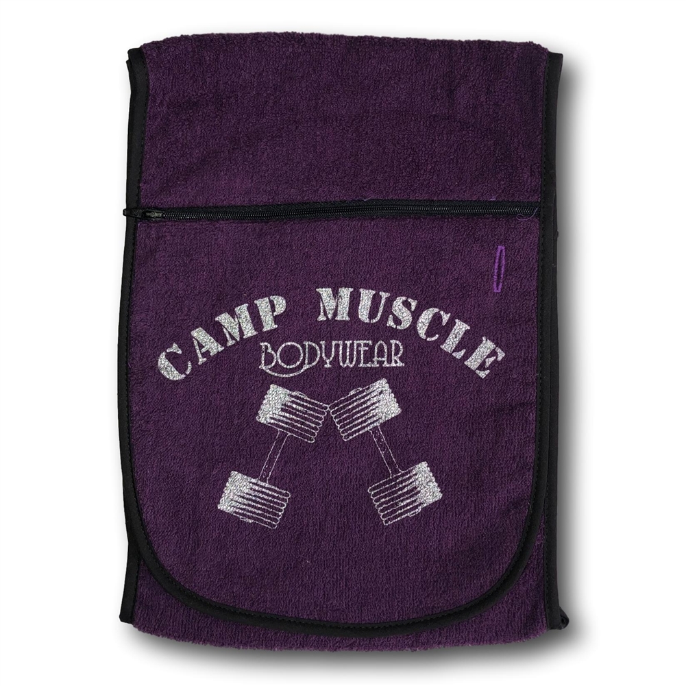 2-Pocket Gym Sweat Sports Towels