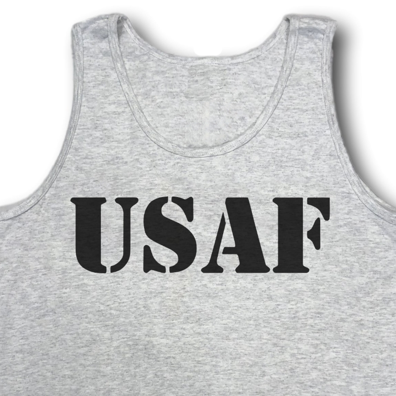 Military Stringer Tank Top ARMY NAVY USAF USMC